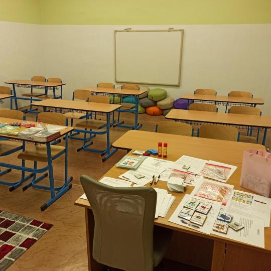 V budově u kostela jsme otevřeli třídu pro ukrajinské děti 3